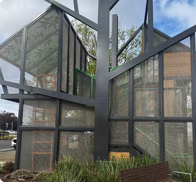 Construction, security, decoration and ventilation fields